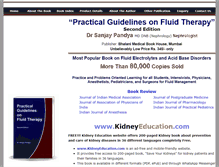 Tablet Screenshot of fluidtherapyindia.com